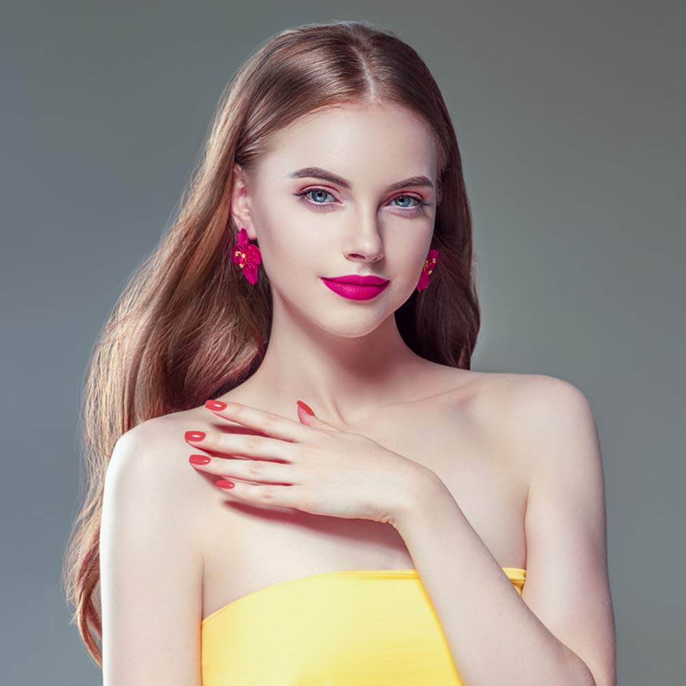 Karma Organic Nail Polish - Quick Dry Nail Lacquer, Non-Toxic, Vegan, and Cruelty-Free Nail Paint Art for Adults & Kids - (Lucy Red, 0.43 fl oz.)-Velvo Beauty