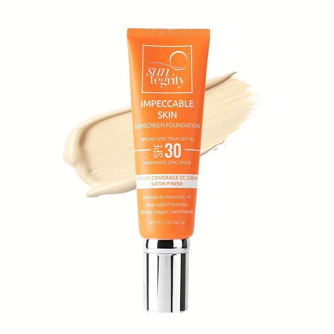 Suntegrity Impeccable Skin - Tinted Sunscreen, Broad Spectrum SPF 30 (Ivory) - 2 oz-Velvo Beauty