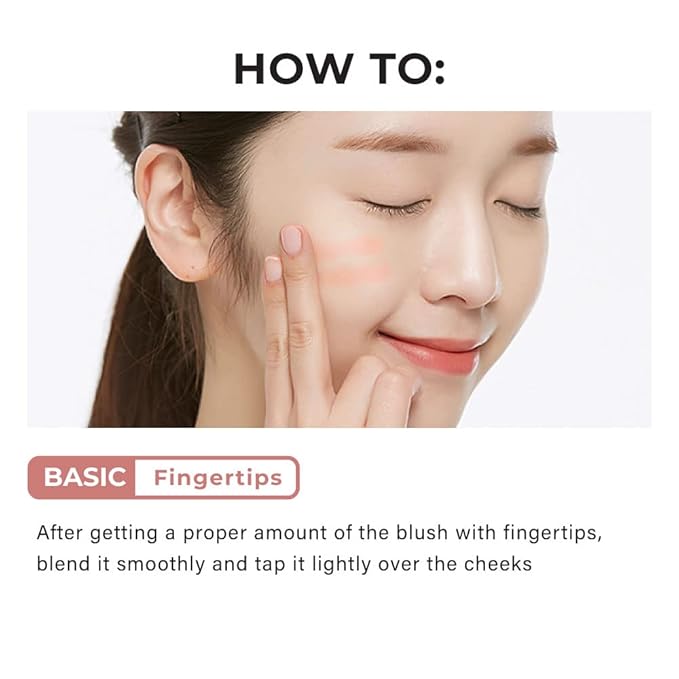 A'PIEU Juicy-Pang Jelly Blusher [RD01] (0.17 oz) - Soft Touch Cheek Color with Creamy Powdery Texture for Natural Dewy-Finish, No Fall-Out.-Velvo Beauty