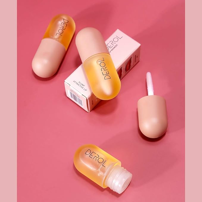 Natural Hydrating Lip Plumper - Lip Serum For Fullness, Lip Care, Lip Plumping Balm, 5.5ml, Ginger Essence Lip Enhancer, Moisturizing Lip Plumper 1Pcs…-Velvo Beauty