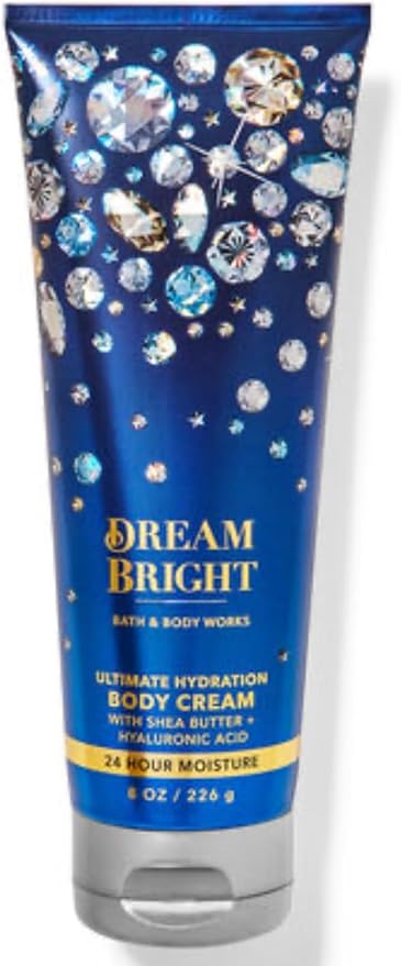 Bath & Body Works - 3 Piece Bundle - Spray - Body Cream - Shower Gel - Full Size and Gift Bag HELLO GORGEOUS (Dream Bright)-Velvo Beauty