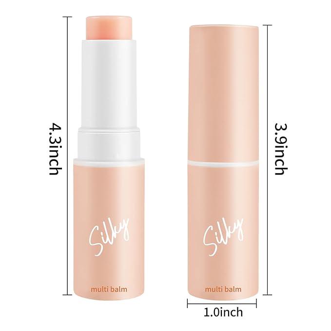 Boobeen Multi Moisturizer Balm Stick for Face, Moisture Balm Makeup Pen for Body, Hydrating Primer for Dry Skin Care,Glossy-Velvo Beauty