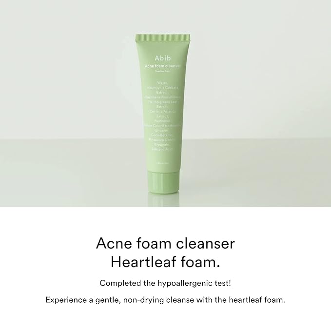 Abib Calming 2 Step Set with Cleanser I Heartleaf Calming Trio, All in One, Soothing Acne, Pimple, Mild Acidic for Senstive Skin, Irritated Skin-Velvo Beauty