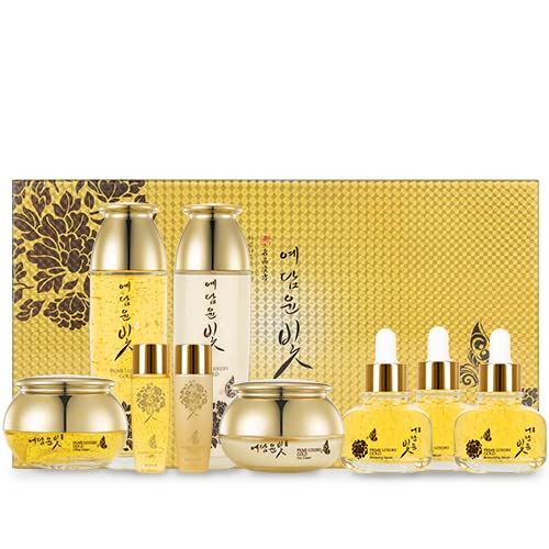 Premium Luxury Gold Women Facial Skin Care Set (7Pcs) Beauty & Personal Care, Nourishing And Moisturizing, Calming Korea Cosmetic for Yedam Yun Bit-Velvo Beauty