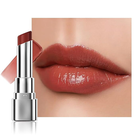 1Pcs Tinted Lip Balm Moisturizing Lipstick – Warm Orange Brown Sheer Hydrating Lip Color for Dry Lips – Nourishing Lip Balm for All Women with a Subtle Natural Scent (S03 Autumn)-Velvo Beauty