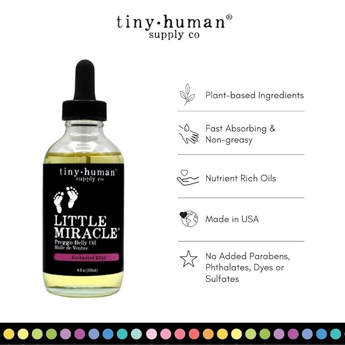 Little Miracle Preggo Belly Oil (Enchanted Elixir) for Pregnancy Stretch Marks and Itching-Velvo Beauty