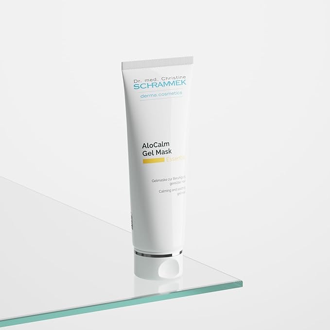 Schrammek Dr AloCalm Gel Mask (2.5 fl oz) – Intensive Skincare with Aloe Vera & Hyaluronic Acid - Hydrates Skin - All Skin Types - Post-Sun Care-Velvo Beauty