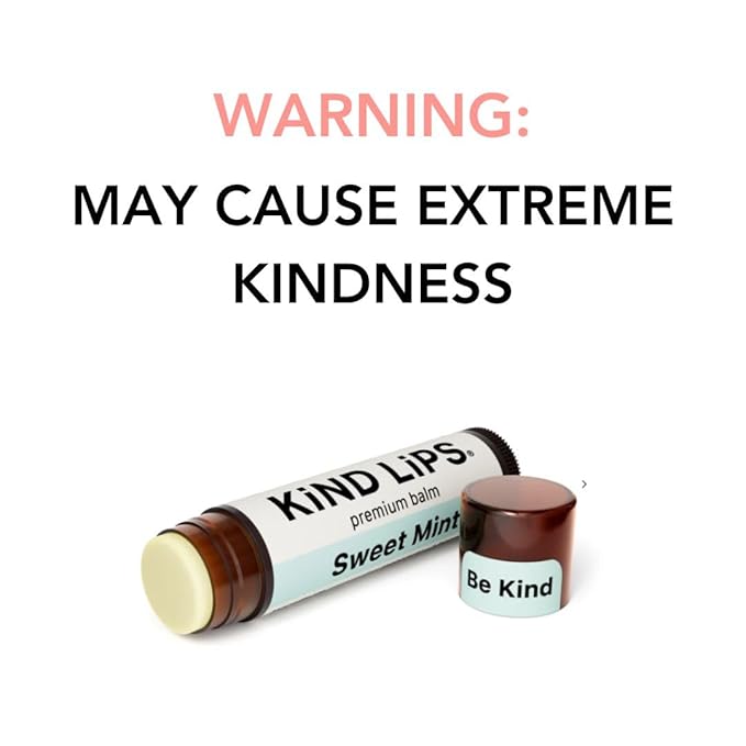 Kind Lips Lip Balm - Nourishing & Moisturizing Lip Care for Dry Lips Made from, Shea Butter, Beeswax with Vitamin E |Sweet Mint Flavor | 0.15 Ounce Single Tube-Velvo Beauty