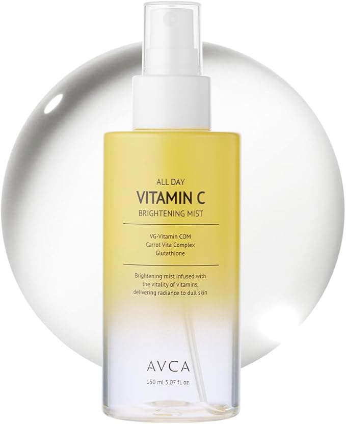 AVCA Vitamin C Face Mist – Hydrating & Brightening Spray for Glowing Skin (5.07oz)-Velvo Beauty