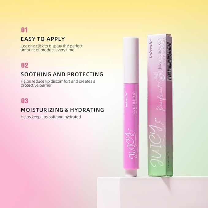 Juicy Lip Balm Shift, Slick Click pH Color Changing Lipstick Hydrating & Moisturizing Color Changing Lip Gloss,Nourishing Lip Care,Lips Moisturizer,Plumping Non-Sticky Sheer Tinted Lip Balm (SET A)-Velvo Beauty