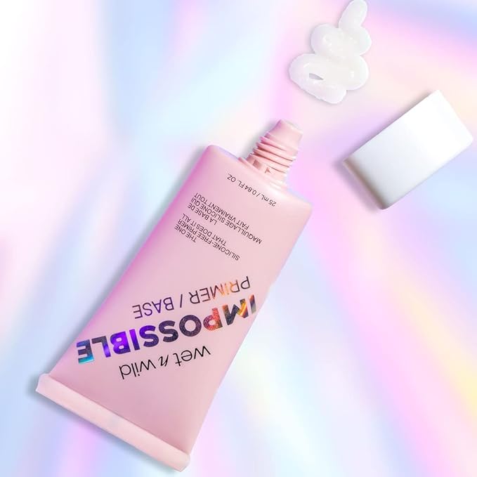 wet n wild Prime Focus Impossible Primer, Clear, Hydrating Matte Finish, 0.84 Fl Oz-Velvo Beauty