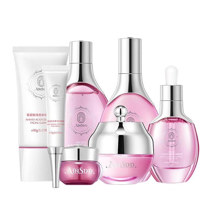 Hyaluronic Acid Anti Aging Skin Care Set Daily Skincare Kit For Women Gift Set 7 Pieces Women Beauty Set-Velvo Beauty