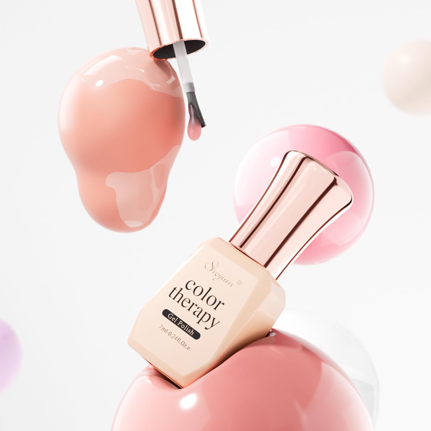 Jelly Pink Gel Nail Polish Set of 10 Colors Nude Gel Polish Kit UV LED Soak Off Nail Polish Gel Home DIY Manicure Nail Art Salon Varnish-Velvo Beauty