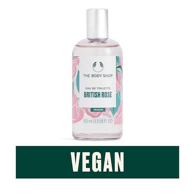 The Body Shop British Rose Eau De Toilette – Fresh Dewy Fragrance – Vegan – 3.3 oz-Velvo Beauty