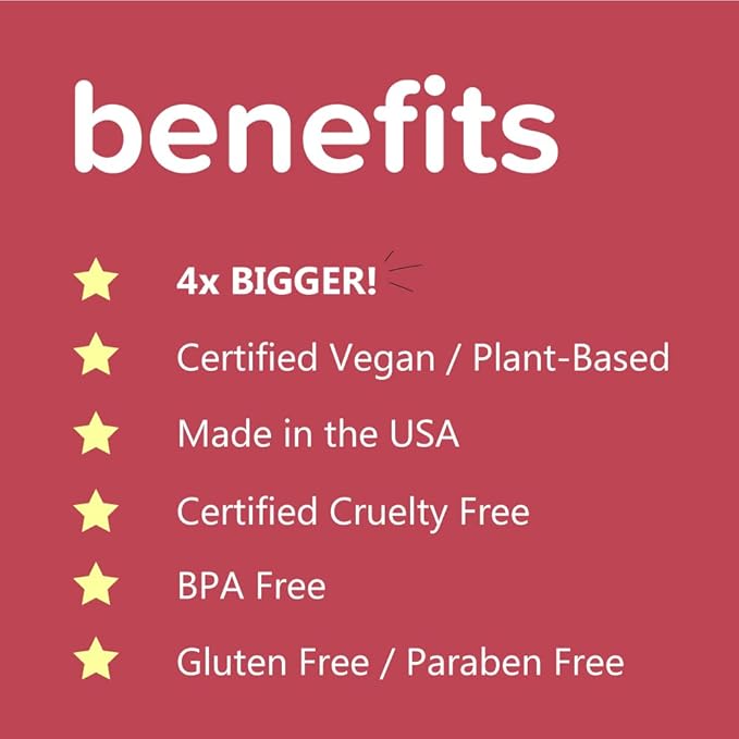 Crazy Rumors Biggie Apple Cake Flavored All Natural, Plant Based Lip Balm to Moisturize and Nourish your Lips - Apple Cake Biggie Tube 0.6 oz (4x Larger than standard 0.15 oz lip balm)-Velvo Beauty