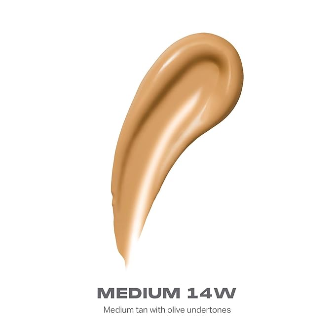 Morphe Lightform Liquid Foundation - Extended Hydration Foundation Makeup with a Lasting, Natural Radiant Finish - Long-Wearing Formula with Buildable, Medium Coverage - Medium 14W (1.01 fl oz)-Velvo Beauty