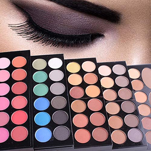 148 Colors Eyeshadow Palette Makeup Contouring Kit Combination with Eyebrow Powder, Lipgloss, Blusher, Press Powder and Concealer - Perfect for Professional and Daily Use-Velvo Beauty