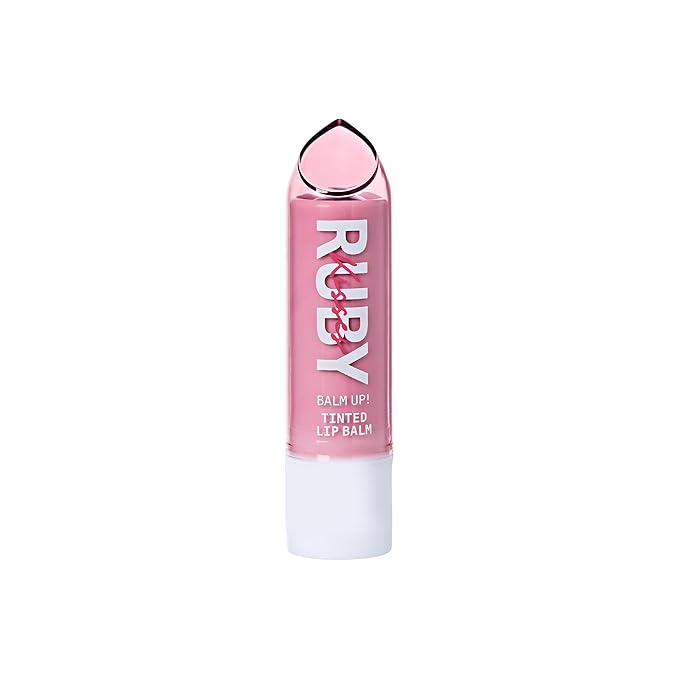 Ruby Kisses Balm Up Tinted Lip Balm, Non-Greasy Hydrating Formula, Nourishing Coconut Core & Vitamin E Infused, Lip Care with Natural Shine, Lightweight Sheer Color (Plum)-Velvo Beauty