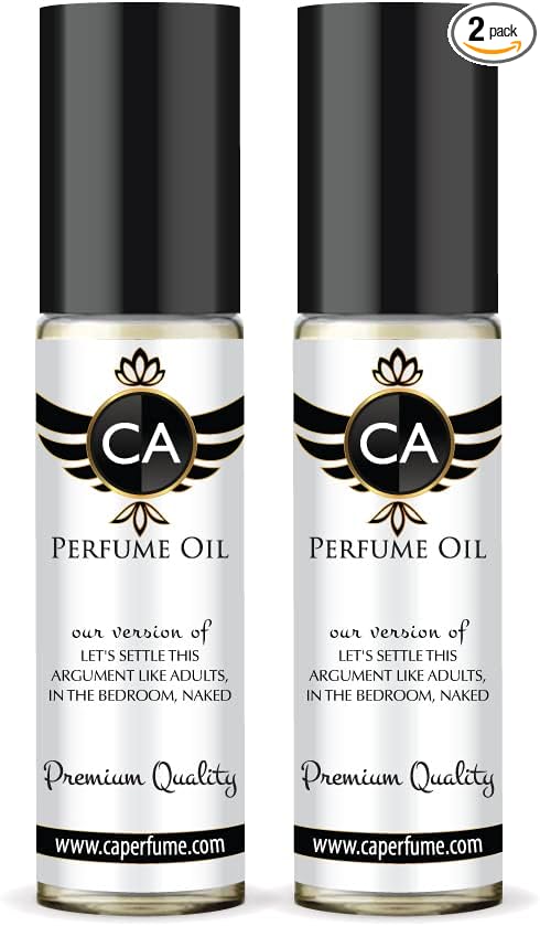 CA Perfume Club Impression of By Kln Let's Settle This Argument Like Adults, In The Bedroom, Naked For Women & Men Replica Fragrance Body Oil Dupes Alcohol-Free Aromatherapy Roll-On 0.3 Fl Oz-X2-Velvo Beauty