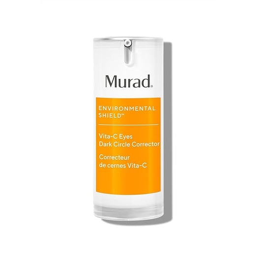 Murad Vita-C Eyes Dark Circle Corrector – Environmental Shield Vitamin C Brightening Serum – Anti-Aging Treatment for Puffiness and Wrinkles, 0.5 Fl Oz-Velvo Beauty