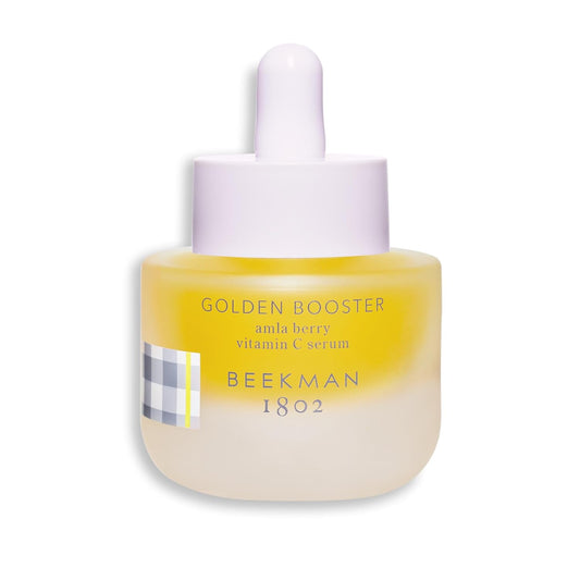 Beekman 1802 Golden Booster Amla Berry Face Serum - Fragrance Free - 0.5 fl oz - Plant-Based Vitamin C Alternative - Good for Sensitive Skin - Cruelty Free-Velvo Beauty