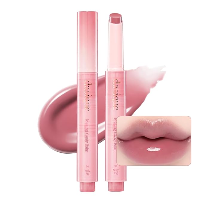 Dasique Melting Candy Balm (#04 Nudy Fig) | Glossy Balm | Moisturizing | For dry Lips | Vegan-Velvo Beauty