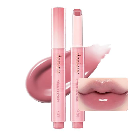Dasique Melting Candy Balm (#04 Nudy Fig) | Glossy Balm | Moisturizing | For dry Lips | Vegan-Velvo Beauty