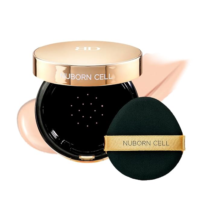Nuborn Cell Radiant Ampoule Cushion Foundation - 21 Rosy Ivory (Rosy Ivory (21))-Velvo Beauty
