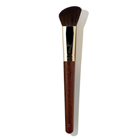 [SOO ADOR] BY MAENG #33 Highlighter & Powder Brush - Multi-Functional Brush for Flawless Highlighting and Setting | Designed by K-Pop Makeup Artist Maeng | Makeup Brush Powder Brush-Velvo Beauty