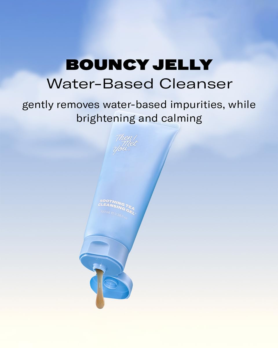 Then I Met You The Cleansing Duo Set with Living Balm Oil Cleanser & Soothing Tea Cleansing Gel Water Cleanser-Velvo Beauty