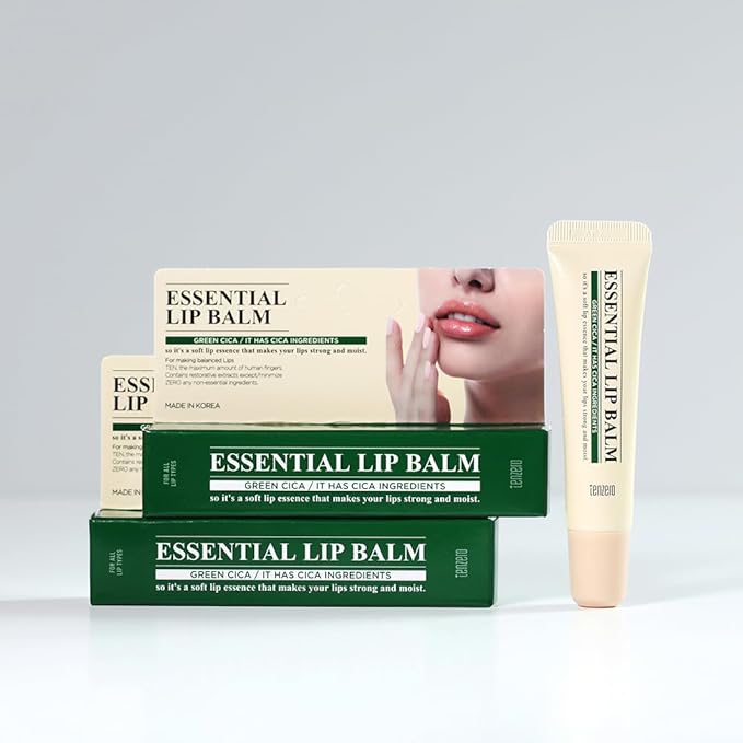 Essential Lip Balm Blue Collagen (GREEN CICA)-Velvo Beauty