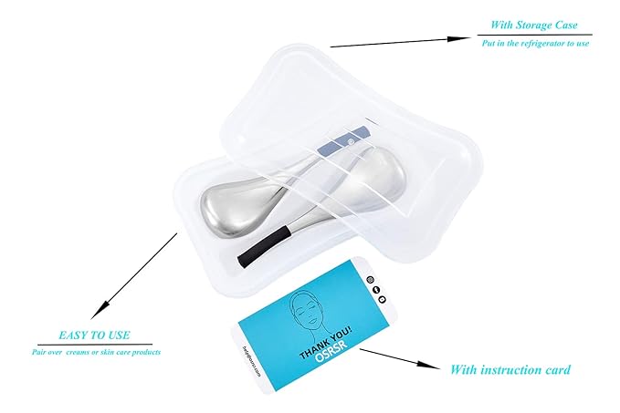 Cryo Sticks Ice Globes for Woman Face&Eyes,Unbreakable Stainless Steel Beauty Facial Massager for Gifts,Cooling Rollers Skin Care for Face Dark Circles,Puffiness& Wrinkles-Velvo Beauty