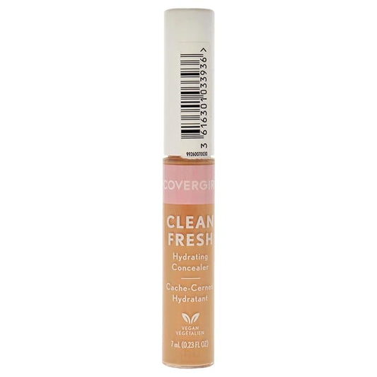 COVERGIRL Clean Fresh Hydrating Concealer, Medium Tan, 0.23 Fl Oz-Velvo Beauty