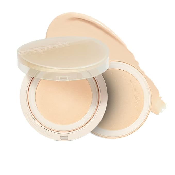 Espoir Pro Tailor Be Natural Cushion Ivory 0.5 oz with 0.5 oz Refill | Thin, Micro Layering Natural Dewy Coverage Foundation Cushion | Long-lasting Dense, Even Skin Texture | Korean Cushion Foundation-Velvo Beauty