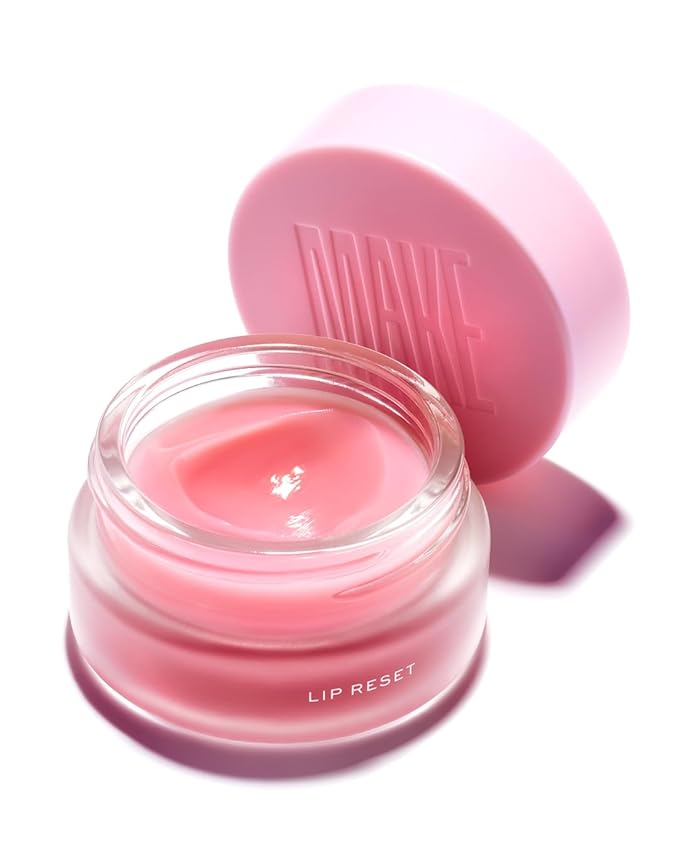 MAKE Beauty Lip Reset Overnight Lip Mask. Nourishing, Hydrating Lip Treatment for Dry, Flaky Lips. Plumps, Softens, and Smooths. Lunar Lemonade Flavor-Velvo Beauty