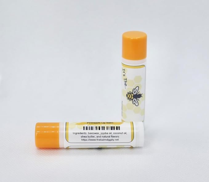 It's The Balm Diggity 2-pack Pineapple Beeswax, All-Natural, Moisturizing, and Nourishing Lip Balm Made With Just 5 Ingredients-Velvo Beauty