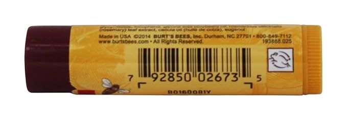 Burts Lip Balm Wild Cherr Size .15z Burts Lip Balm Wild Cherry .15z (Pack of 4)-Velvo Beauty