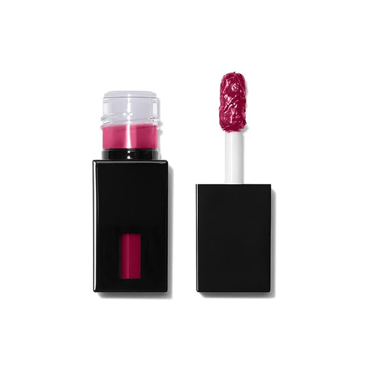 e.l.f. Glossy Lip Stain, Long-Lasting, Lightweight Lip Stain For A Sheer Pop Of Color & Subtle Gloss Finish, Vegan & Cruelty-Free, Fiery Red-Velvo Beauty