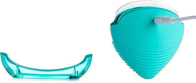 Pop Sonic Strawberry 3 in 1 Skin Exfoliating Cleanser Clean Massage Exfoliate - Turquoise-Velvo Beauty