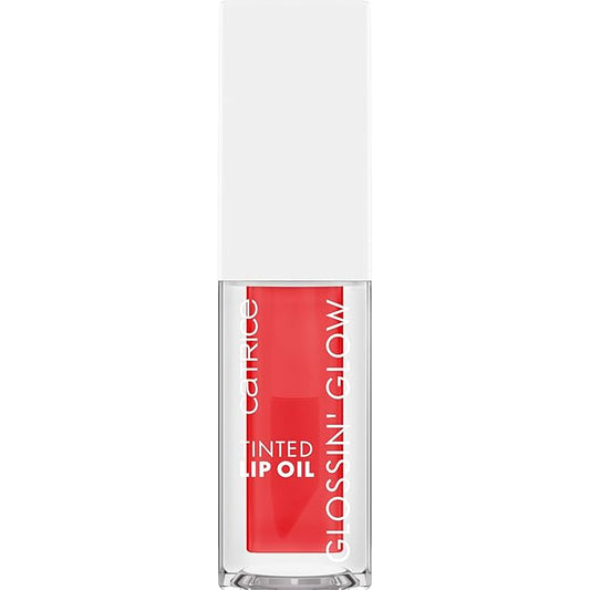 Catrice | Glossin’ Glow Tinted Lip Oil | High Shine, Moisturizing Lip Stain | With Cherry & Pomegranate Oil | Vegan, Gluten Free & Cruelty Free (20 | Drama Mama)-Velvo Beauty