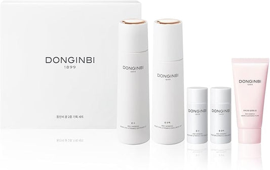 Donginbi Red Ginseng Moisturizing & Firming Set EX, Anti-Aging Korean Skin Care, Routine Kits for Smooth, Radiant Skin-Velvo Beauty