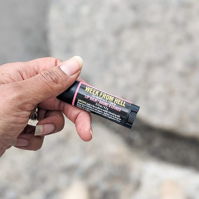Walton Wood Farm Lip Balm Trio (Week from Hell) Grapefruit Maple Flavor 100% All-Natural, Vegetarian Friendly, and Paraben-Free-Velvo Beauty