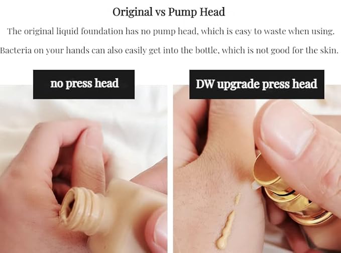2Pack Foundation Pump Compatible with Estee Lauder Double Wear Foundation(Upgrade)-Velvo Beauty
