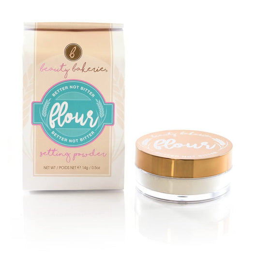 Beauty Bakerie Flour Setting Powder for Foundation, Loose Face Powder Makeup, Perfect for Oily Skin, Long-Lasting Matte Finish, Ideal for Baking and Blurring, 0.5oz, Oat (Translucent)-Velvo Beauty