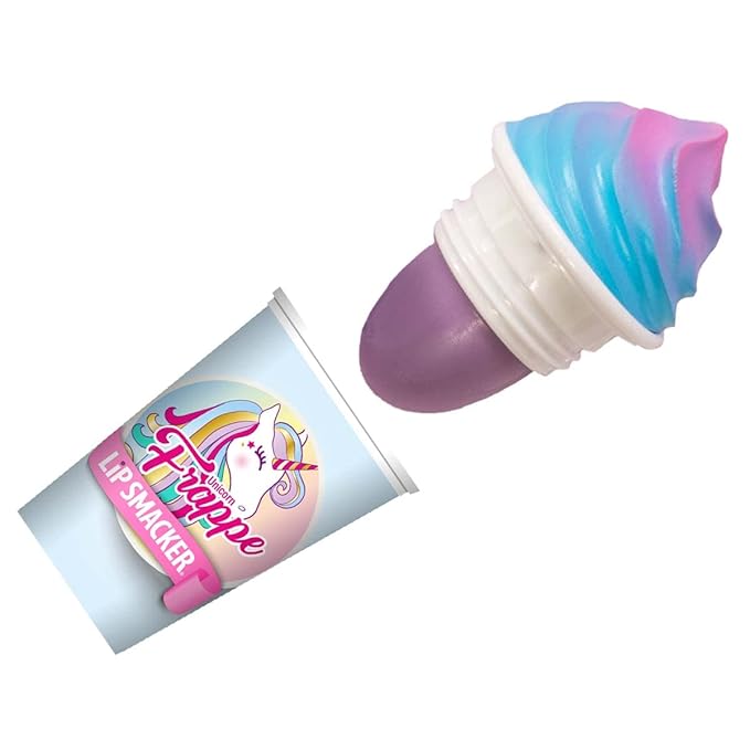 Lip Smacker Frappe Cup Lip Balm, Unicorn, 1 Tube, Prevent Chapped Lips, 0.26 Ounce-Velvo Beauty