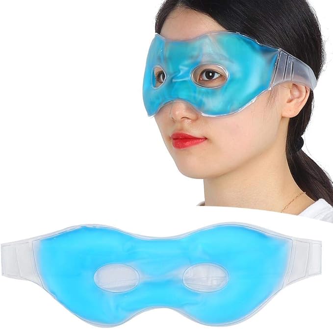 Cooling Eye,Reusable Anti-Fatigue Dark Circles Cold & Hot Compress Sleeping Eye Ice Cooling Eye-Velvo Beauty