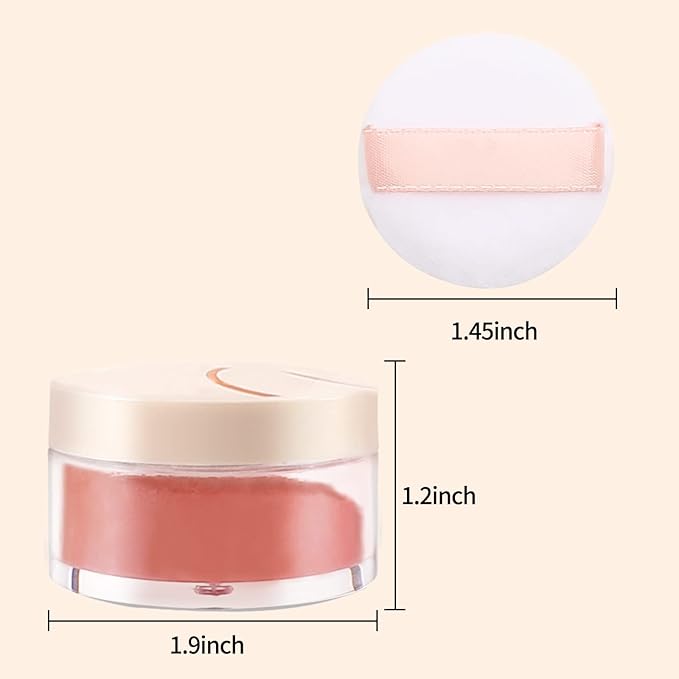 Boobeen Matte Blush Powder Makeup Loose Powder Face Blushes Single Color Blush Rouge Powder Natural Pink Blush for cheeks, Easily Blends, Smoothly with Satin Matte Look-Velvo Beauty