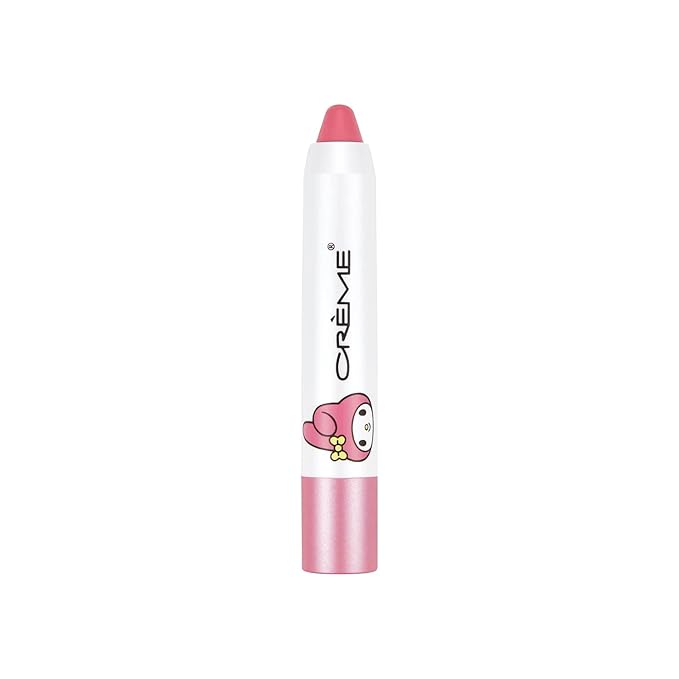 The Crème Shop Kuromi Hello Lippy Tinted Moisturizing Lip Balm, Korean Lip Tint - Pink Fluff-Velvo Beauty