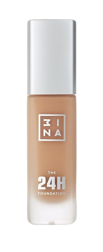 3INA The 24H Foundation 618-24H Long-Wearing Formula - Medium To High Buildable Coverage - Smooth Matte Finish - Expanded Shade Selection - Waterproof, Cruelty Free, Vegan Makeup - 1.01 Oz-Velvo Beauty