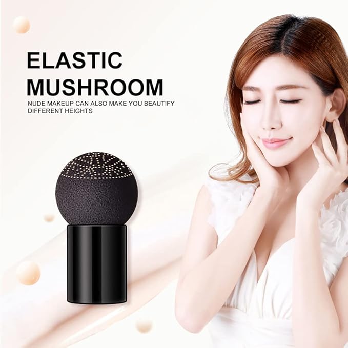 OCHEAL Mushroom Head Air Cushion BB Cream Foundation Cream for Face Makeup Concealer Cushion for Face Comestics Make Up Cushion Compact Natural-Velvo Beauty